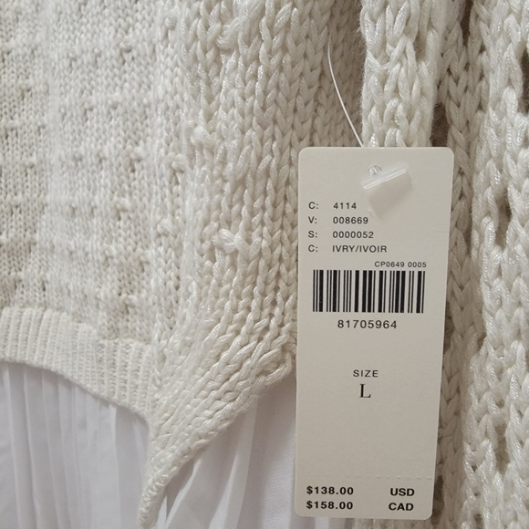 NWT ANTHROPOLOGIE MAEVE SWEATER SIZE L - Picture 3 of 4